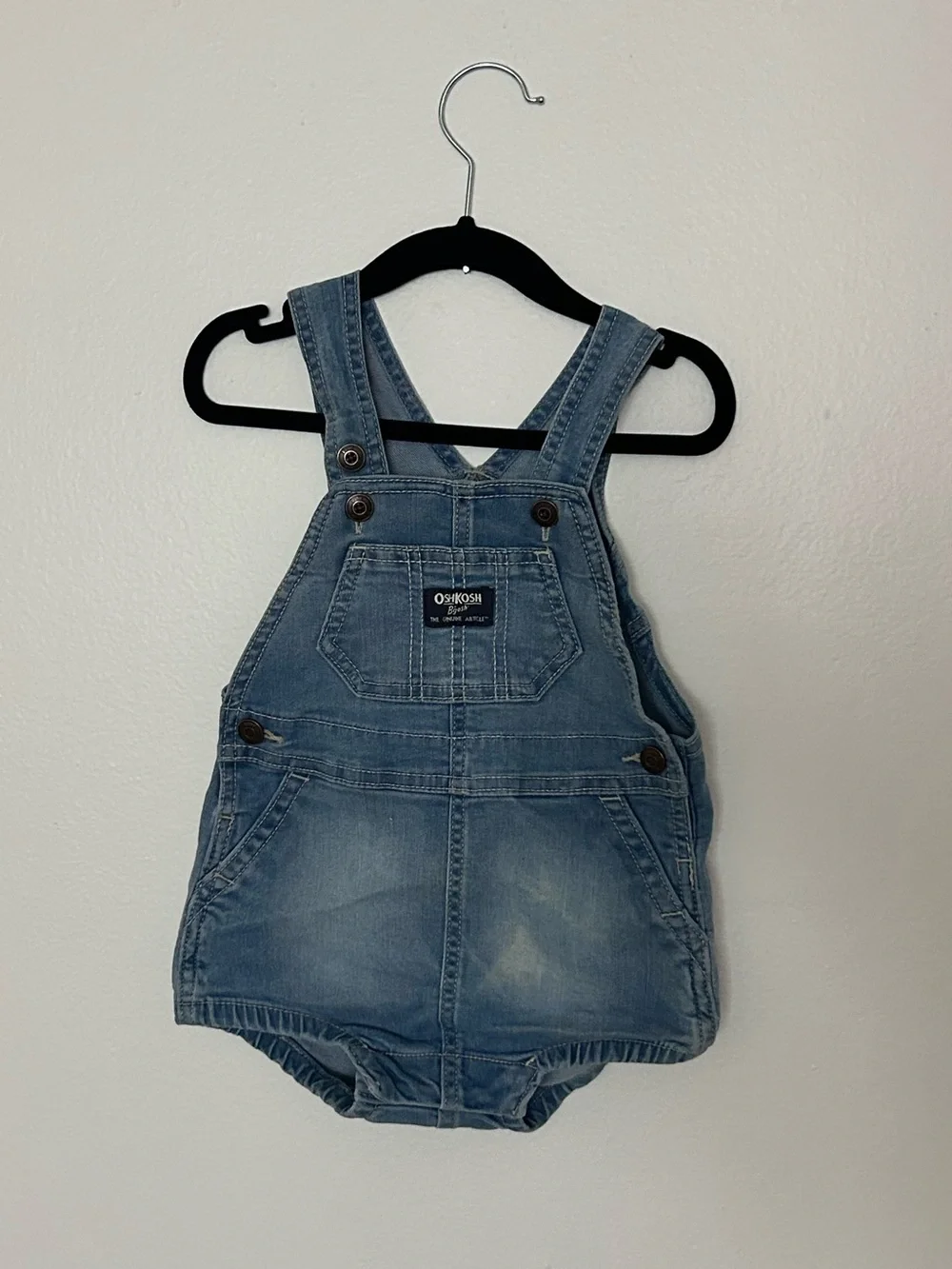 Oshkosh B’gosh Light Blue Denim Baby Overalls